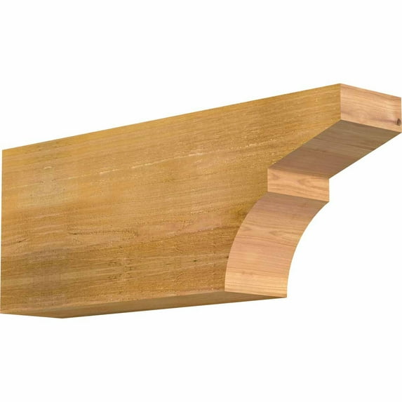 6"W x 12"H x 32"L Monterey Rough Sawn Rafter Tail, Western Red Cedar