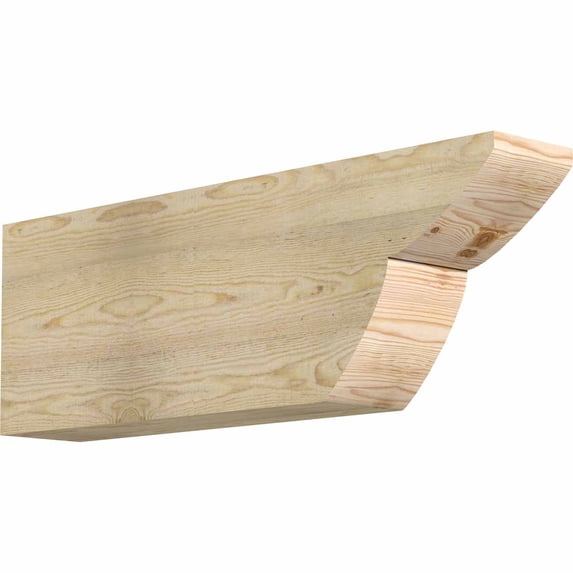 6"W x 12"H x 36"L Crestline Rough Sawn Rafter Tail, Douglas Fir