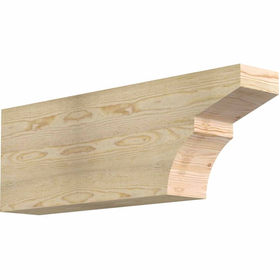 6"W x 12"H x 36"L Monterey Rough Sawn Rafter Tail, Douglas Fir