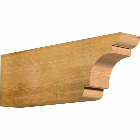 6"W x 12"H x 36"L New Brighton Rough Sawn Rafter Tail, Western Red Cedar