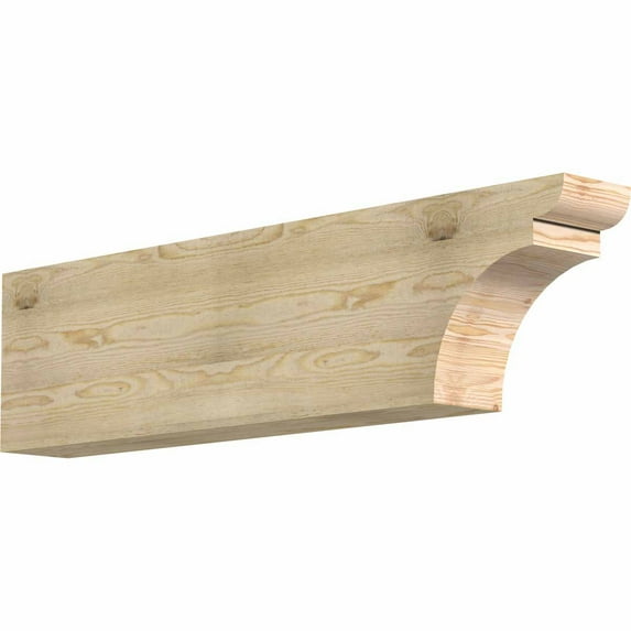 6"W x 12"H x 48"L Yorktown Rough Sawn Rafter Tail, Douglas Fir