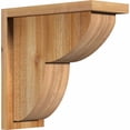 thumbnail image 1 of 6"W x 14"D x 14"H Crestline Rough Sawn Corbel w/Backplate, Western Red Cedar, 1 of 9