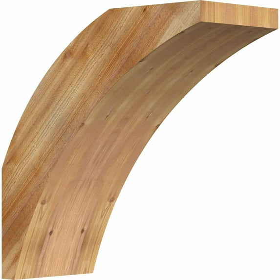 6"W x 14"D x 14"H Thorton Rough Sawn Brace, Western Red Cedar