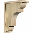thumbnail image 1 of 6"W x 14"D x 18"H New Brighton Rough Sawn Corbel w/Backplate, Douglas Fir, 1 of 9