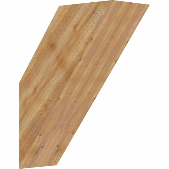 6"W x 14"D x 18"H Traditional Rough Sawn Brace, Western Red Cedar