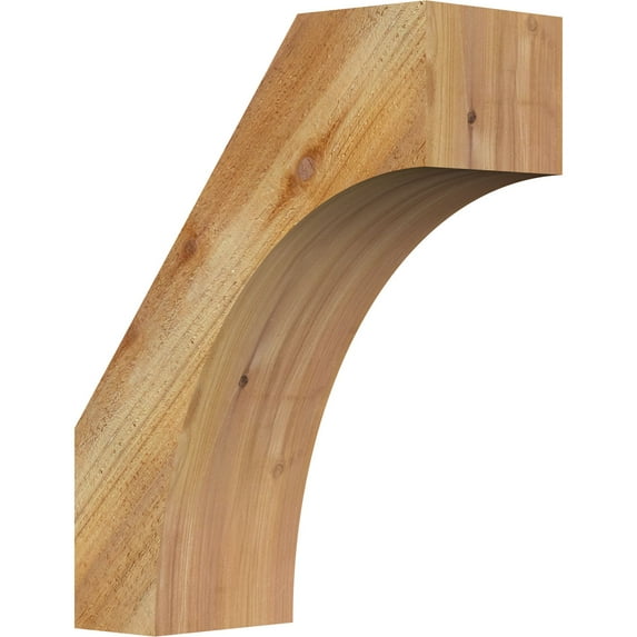 6"W x 14"D x 18"H Westlake Rough Sawn Brace, Western Red Cedar
