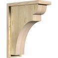 thumbnail image 1 of 6"W x 14"D x 18"H Yorktown Rough Sawn Corbel w/Backplate, Douglas Fir, 1 of 9