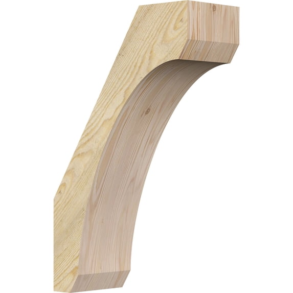 6"W x 14"D x 22"H Legacy Rough Sawn Knee Brace, Douglas Fir