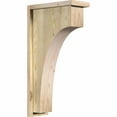 thumbnail image 1 of 6"W x 14"D x 26"H Huntington Rough Sawn Corbel w/Backplate, Douglas Fir, 1 of 9