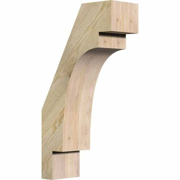 6"W x 14"D x 26"H Merced Rough Sawn Brace, Douglas Fir