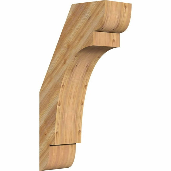 6"W x 14"D x 26"H Olympic Rough Sawn Brace, Western Red Cedar