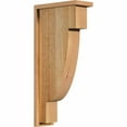 thumbnail image 1 of 6"W x 14"D x 30"H Alpine Rough Sawn Corbel w/Backplate, Western Red Cedar, 1 of 9