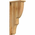 thumbnail image 1 of 6"W x 14"D x 30"H Ridgewood Rough Sawn Corbel w/Backplate, Western Red Cedar, 1 of 9