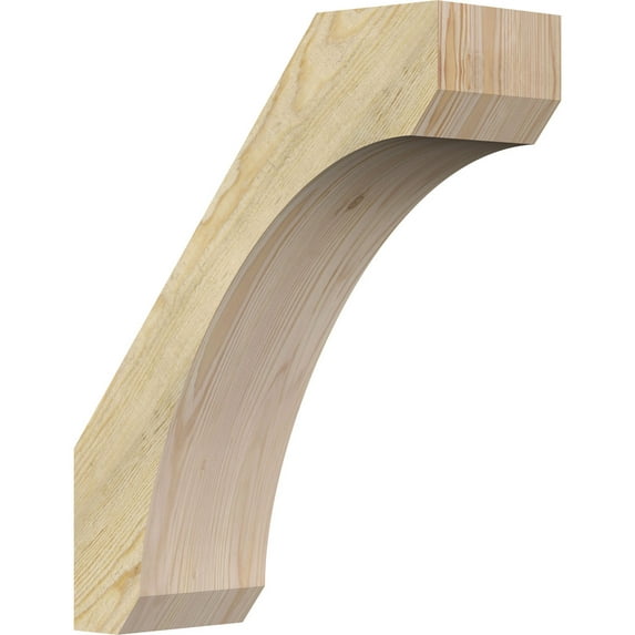 6"W x 16"D x 20"H Legacy Rough Sawn Knee Brace, Douglas Fir