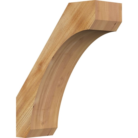 6"W x 16"D x 20"H Legacy Rough Sawn Knee Brace, Western Red Cedar