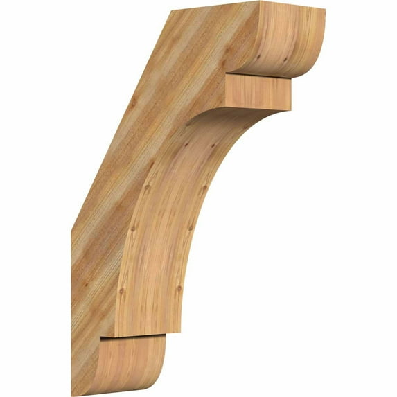 6"W x 16"D x 24"H Olympic Rough Sawn Brace, Western Red Cedar