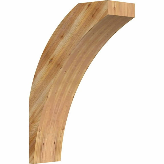 6"W x 16"D x 24"H Thorton Rough Sawn Brace, Western Red Cedar