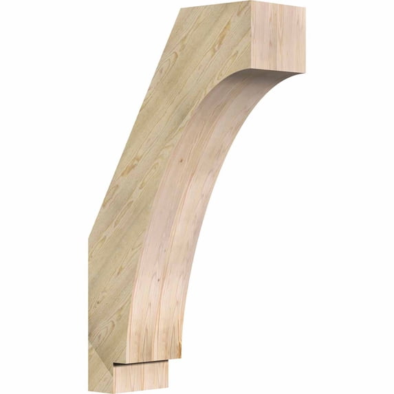 6"W x 16"D x 28"H Imperial Rough Sawn Brace, Douglas Fir