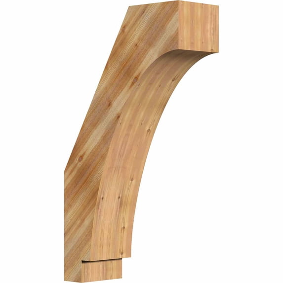 6"W x 16"D x 28"H Imperial Rough Sawn Brace, Western Red Cedar