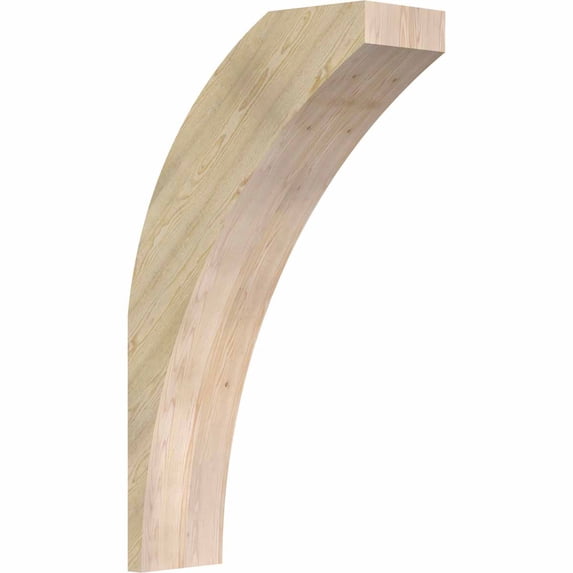 6"W x 16"D x 28"H Thorton Rough Sawn Brace, Douglas Fir