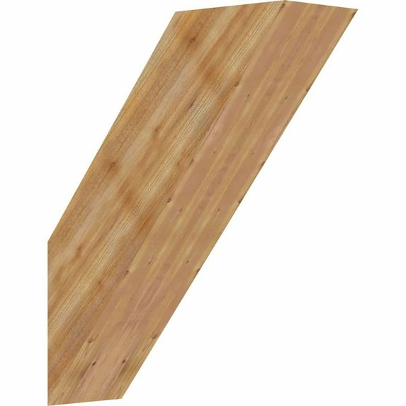 6"W x 18"D x 22"H Traditional Rough Sawn Brace, Western Red Cedar