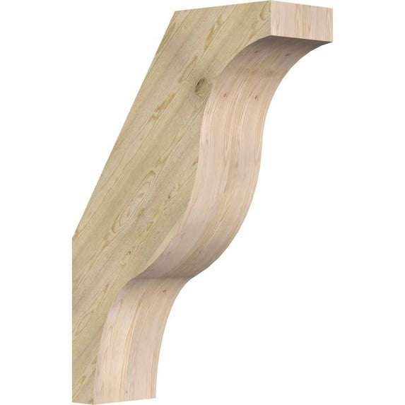 6"W x 18"D x 26"H Funston Rough Sawn Brace, Douglas Fir