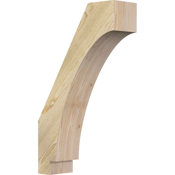 6"W x 18"D x 30"H Imperial Rough Sawn Knee Brace, Douglas Fir