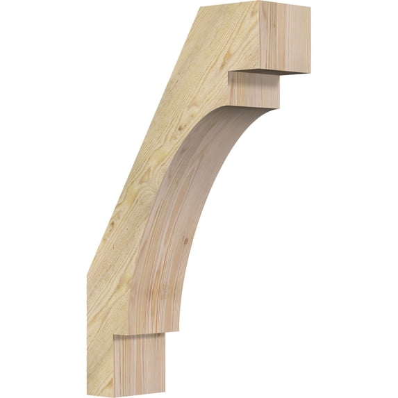 6"W x 18"D x 30"H Merced Rough Sawn Knee Brace, Douglas Fir