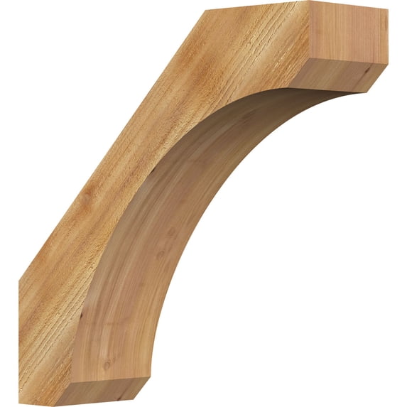 6"W x 20"D x 20"H Legacy Rough Sawn Knee Brace, Western Red Cedar