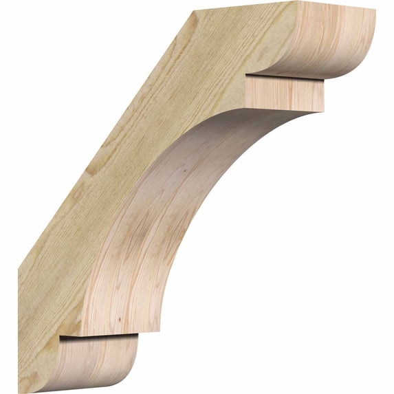 6"W x 20"D x 20"H Olympic Rough Sawn Brace, Douglas Fir