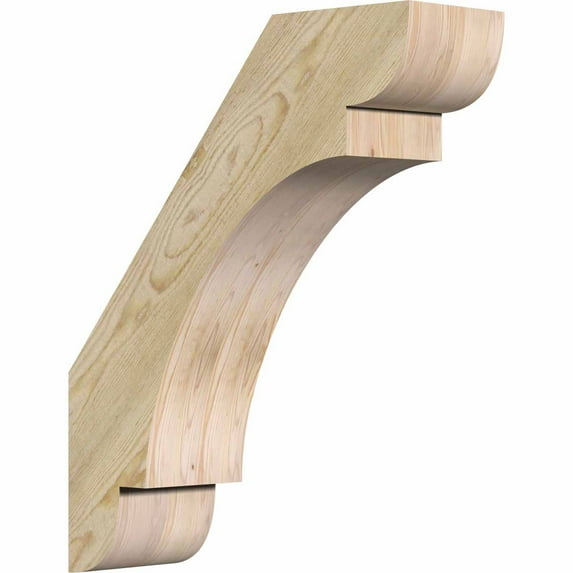 6"W x 20"D x 24"H Olympic Rough Sawn Brace, Douglas Fir