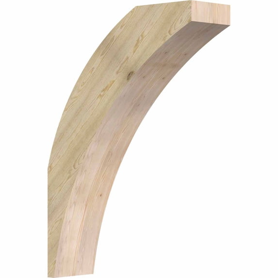 6"W x 20"D x 28"H Thorton Rough Sawn Brace, Douglas Fir