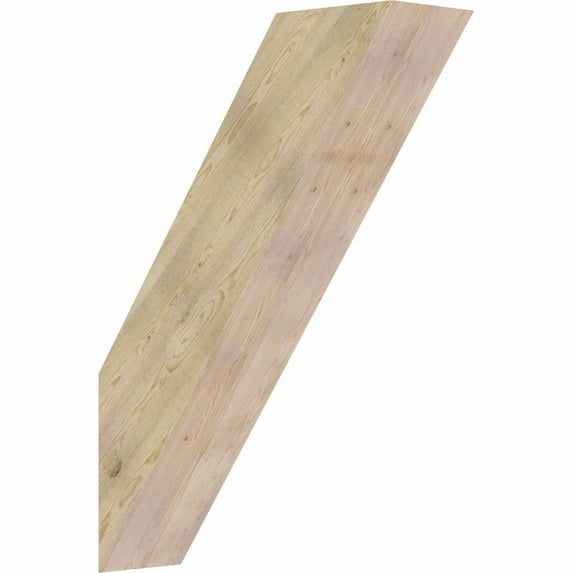 6"W x 20"D x 28"H Traditional Rough Sawn Brace, Douglas Fir
