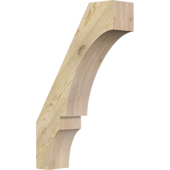 6"W x 20"D x 32"H Balboa Rough Sawn Knee Brace, Douglas Fir