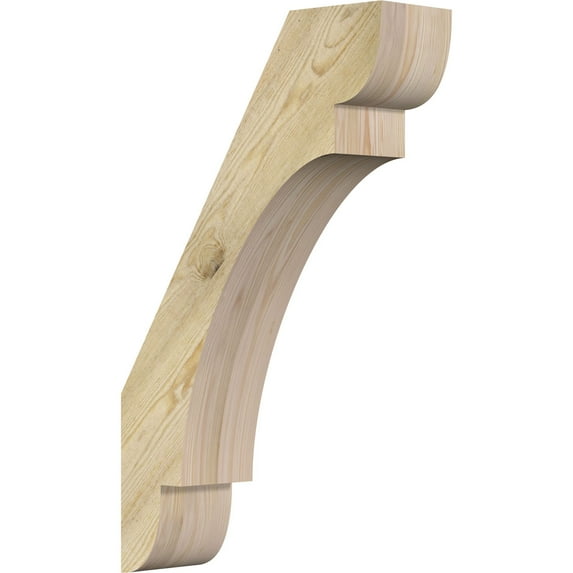 6"W x 20"D x 32"H Olympic Rough Sawn Knee Brace, Douglas Fir