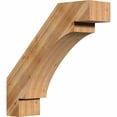 thumbnail image 1 of 6"W x 22"D x 22"H Merced Rough Sawn Brace, Western Red Cedar, 1 of 13