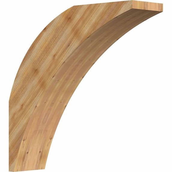 6"W x 22"D x 22"H Thorton Rough Sawn Brace, Western Red Cedar