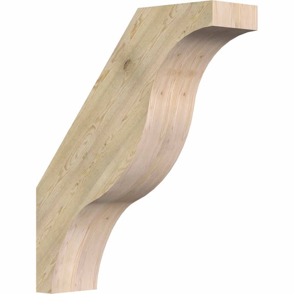 6"W x 22"D x 26"H Funston Rough Sawn Brace, Douglas Fir