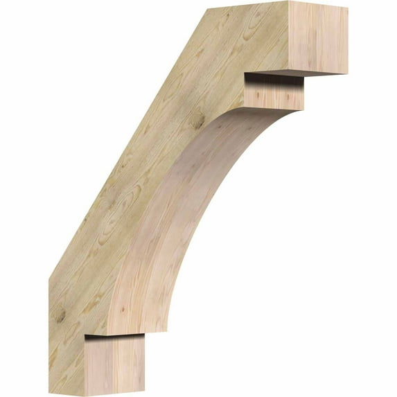 6"W x 22"D x 26"H Merced Rough Sawn Brace, Douglas Fir