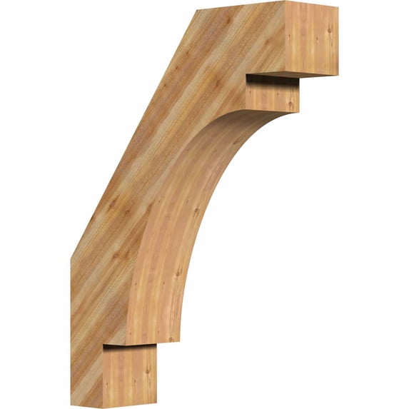 6"W x 22"D x 30"H Merced Rough Sawn Brace, Western Red Cedar