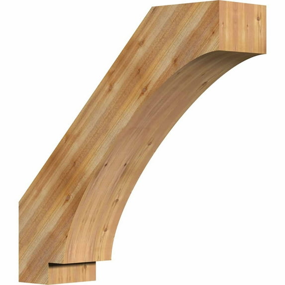6"W x 24"D x 24"H Imperial Rough Sawn Brace, Western Red Cedar