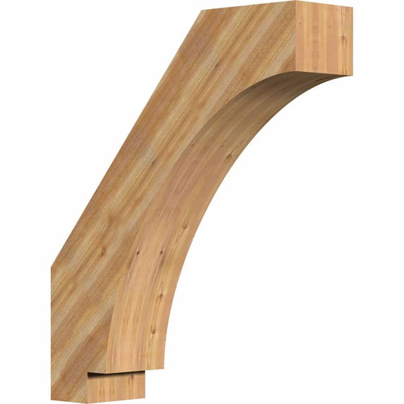 6"W x 24"D x 28"H Imperial Rough Sawn Brace, Western Red Cedar