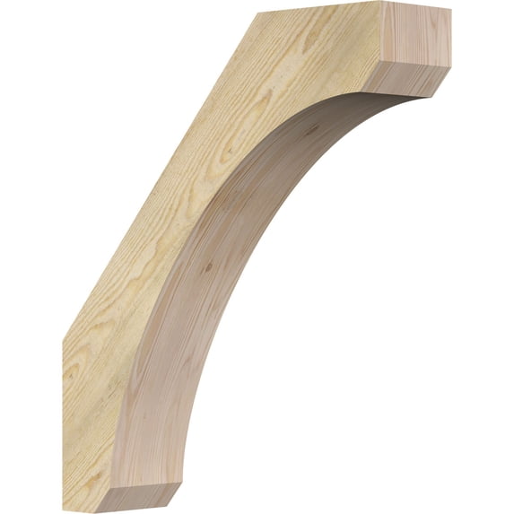 6"W x 24"D x 28"H Legacy Rough Sawn Knee Brace, Douglas Fir