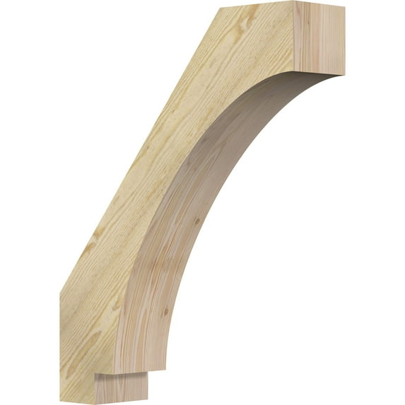 6"W x 24"D x 30"H Imperial Rough Sawn Knee Brace, Douglas Fir
