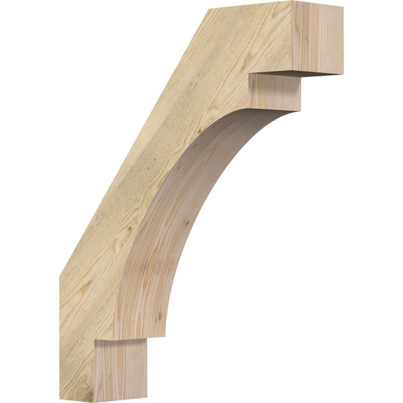 6"W x 24"D x 30"H Merced Rough Sawn Knee Brace, Douglas Fir