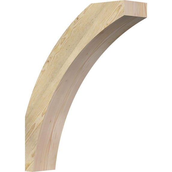 6"W x 24"D x 30"H Thorton Rough Sawn Knee Brace, Douglas Fir