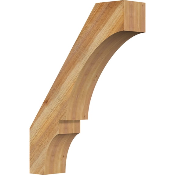 6"W x 24"D x 32"H Balboa Rough Sawn Knee Brace, Western Red Cedar