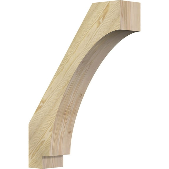 6"W x 24"D x 32"H Imperial Rough Sawn Knee Brace, Douglas Fir