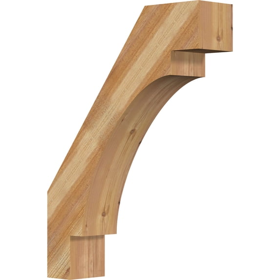 6"W x 24"D x 32"H Merced Rough Sawn Knee Brace, Western Red Cedar