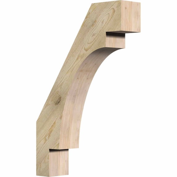 6"W x 24"D x 36"H Merced Rough Sawn Brace, Douglas Fir